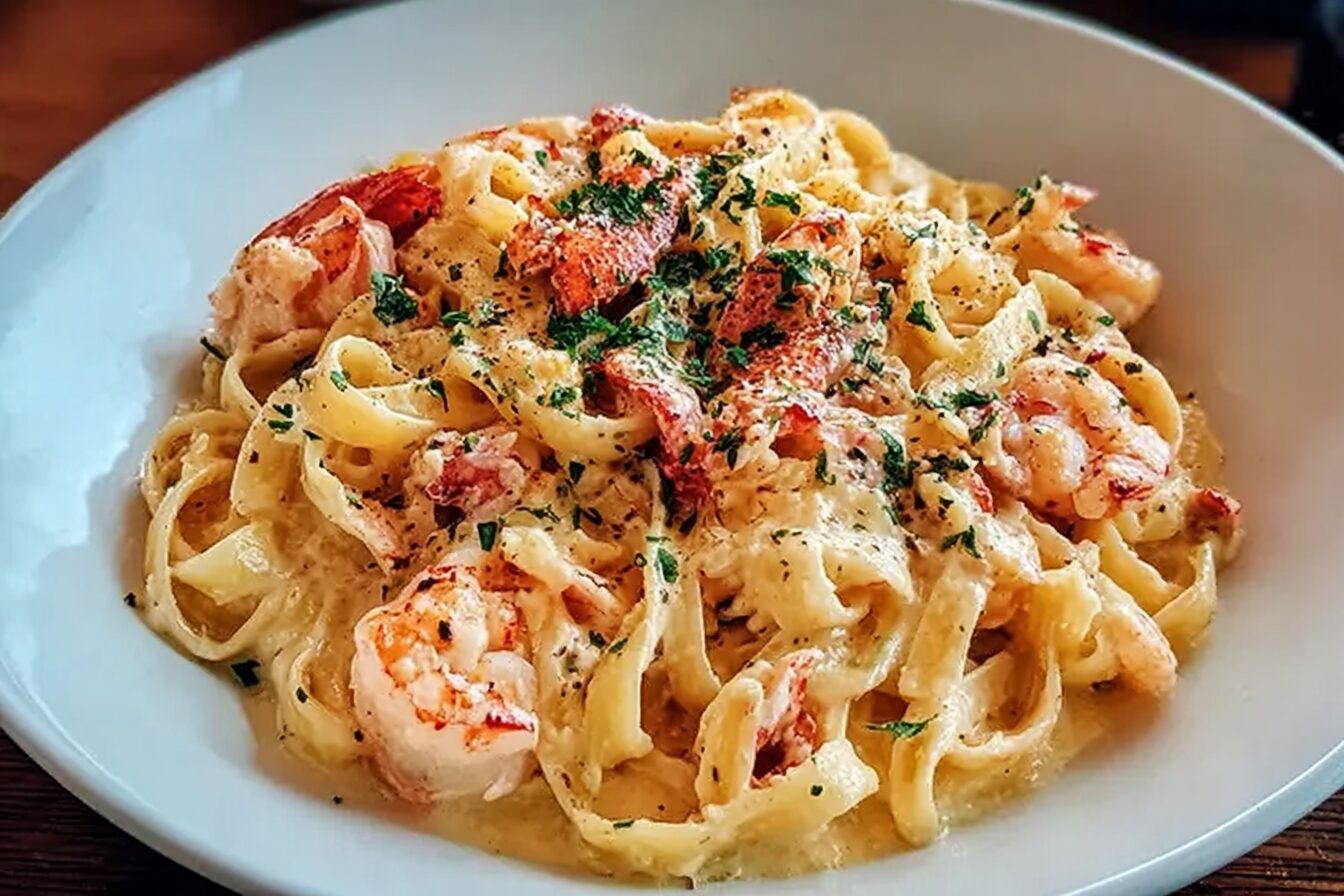 Buttered Lobster Pasta Recipe With Creamy Garlic Sauce 6 Buttered Lobster Pasta