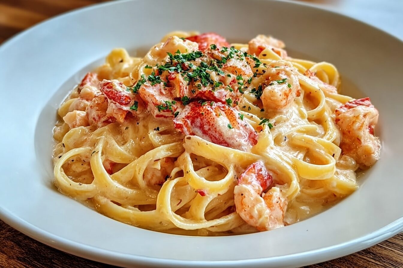 Buttered Lobster Pasta