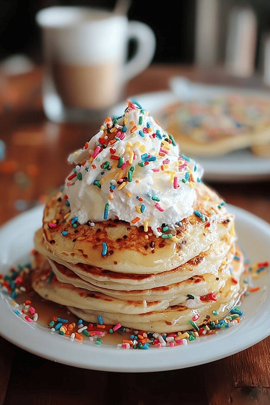 Cake Batter Pancakes