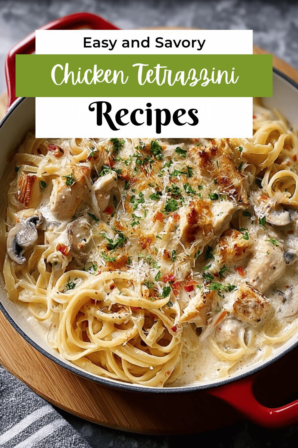 Chicken Tetrazzini Bake Creamy