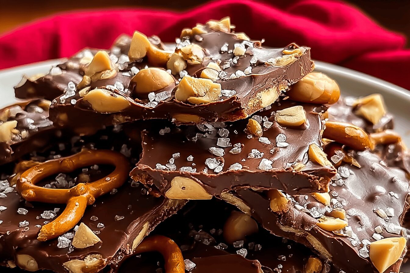 Chocolate Pretzel Toffee