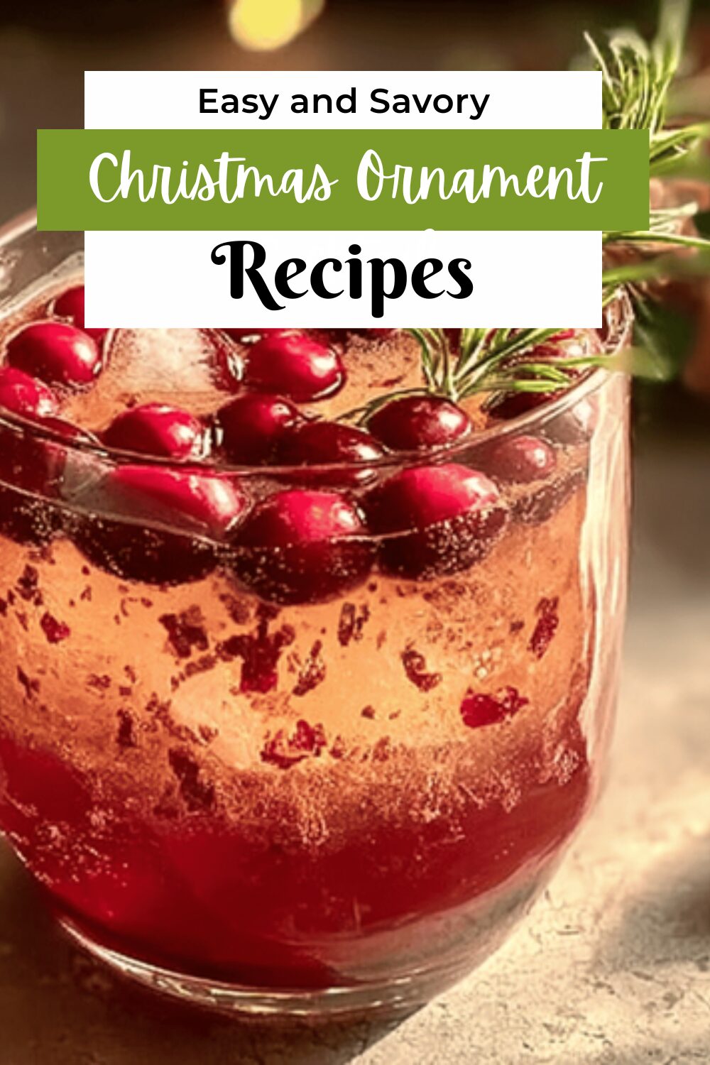 Christmas Ornament Cocktail