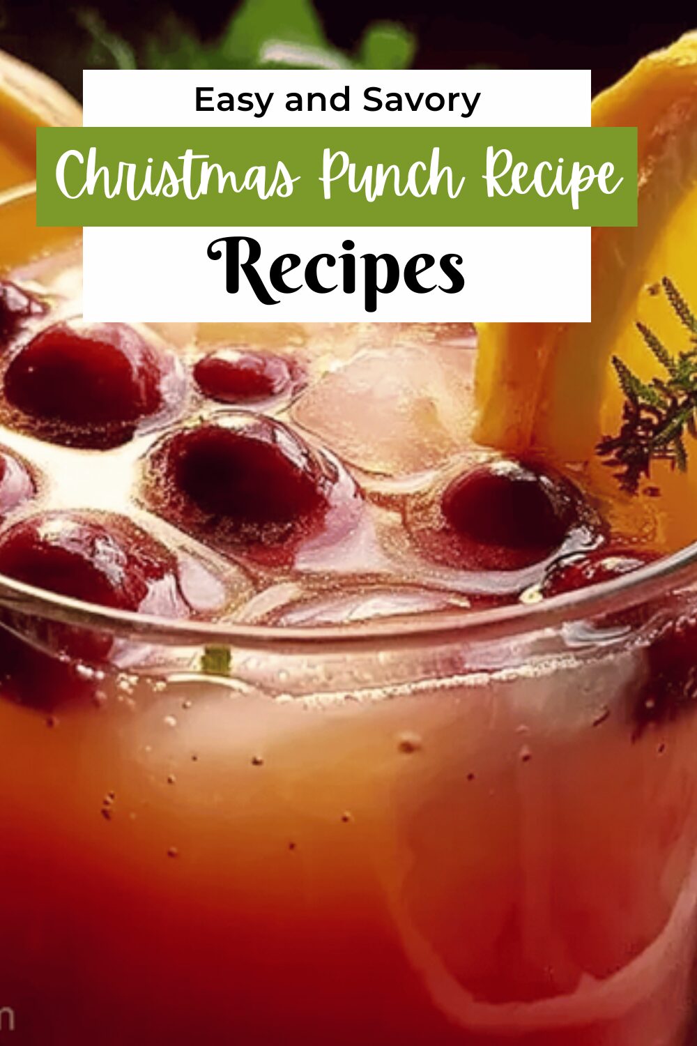 Christmas Punch Recipe