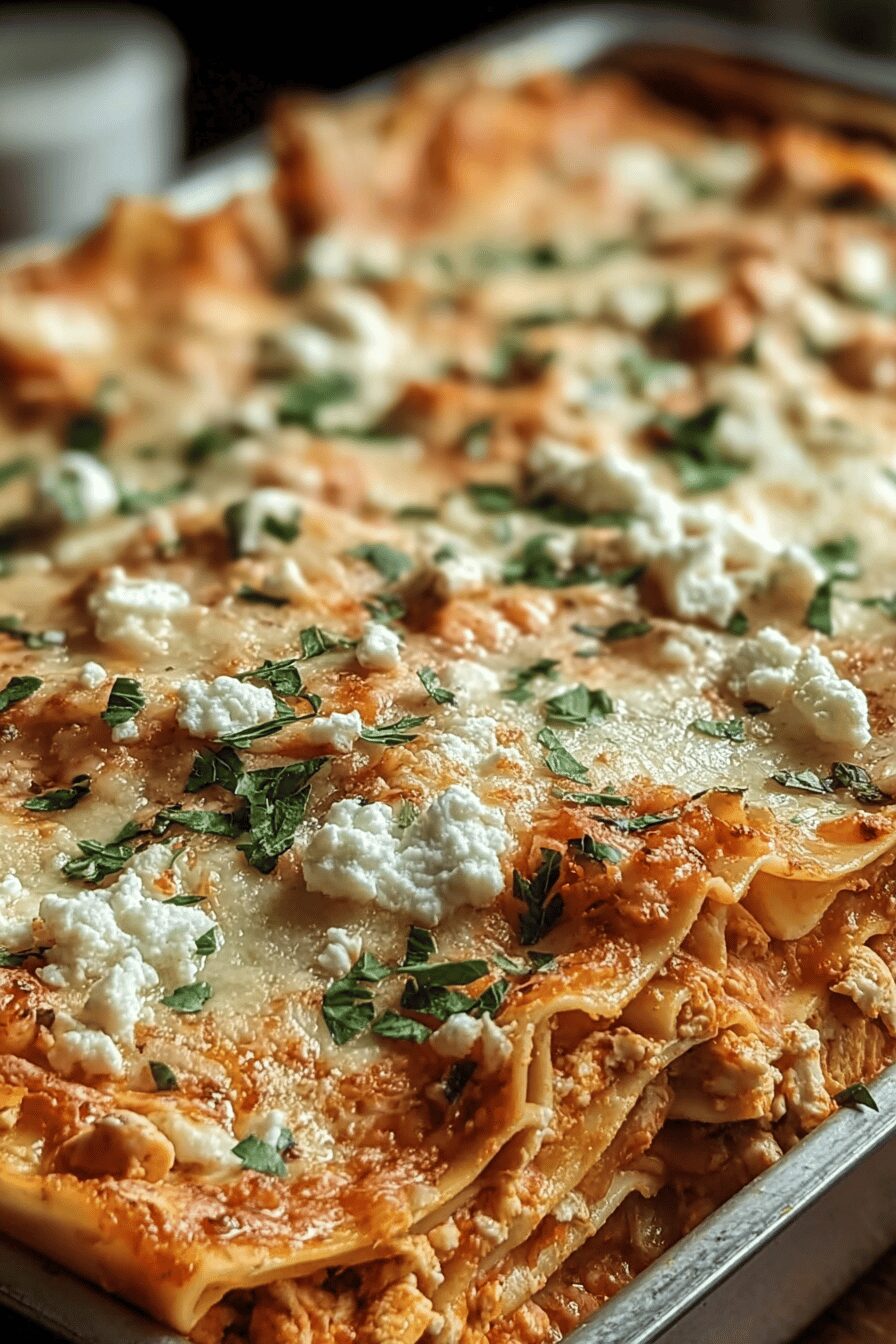 Crack Chicken Lasagna