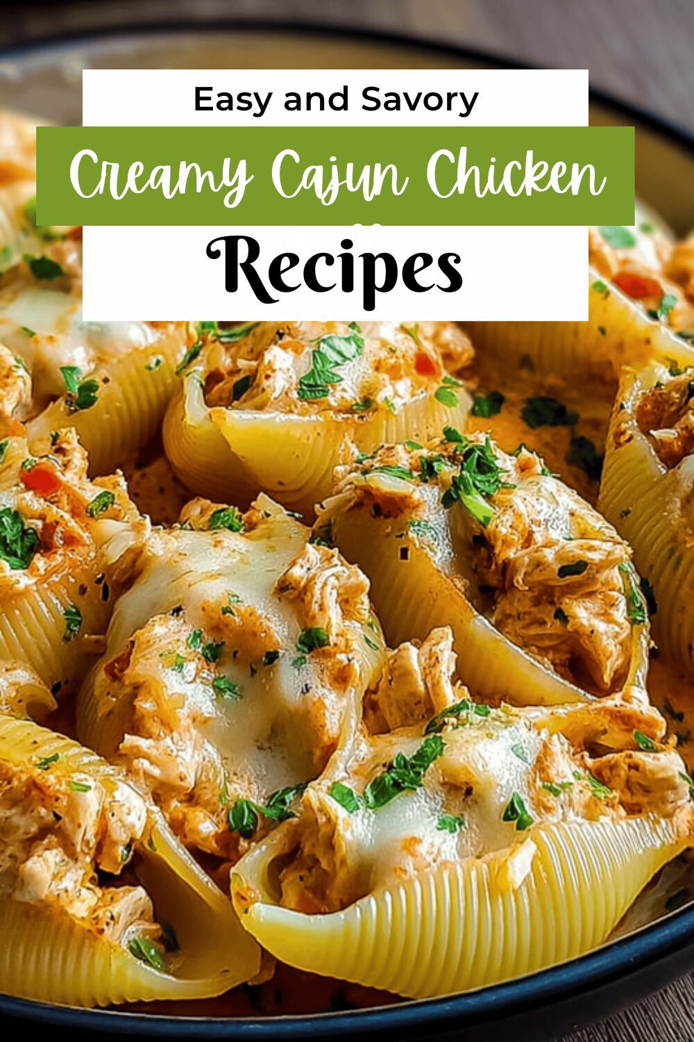 Creamy Cajun Chicken Shells