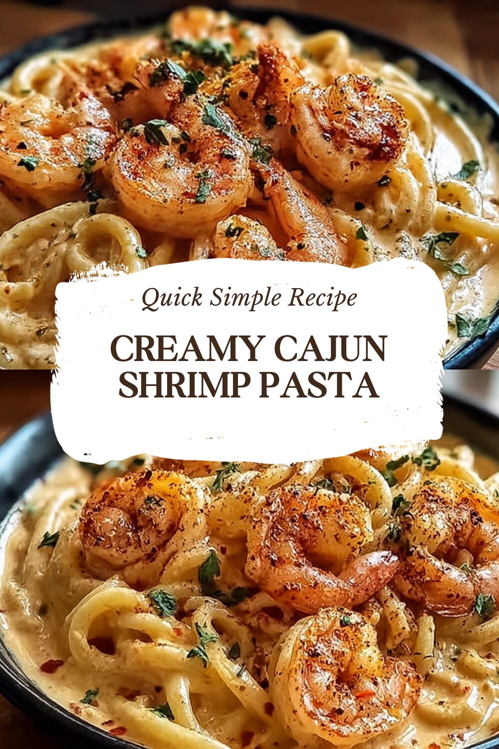 Creamy Cajun Shrimp Pasta