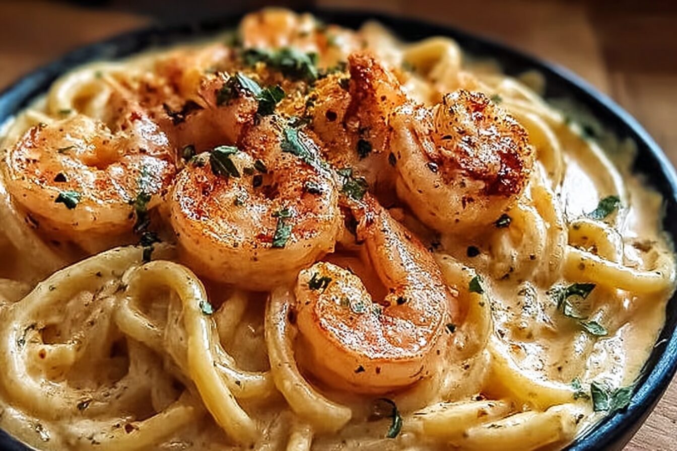 Creamy Cajun Shrimp Pasta