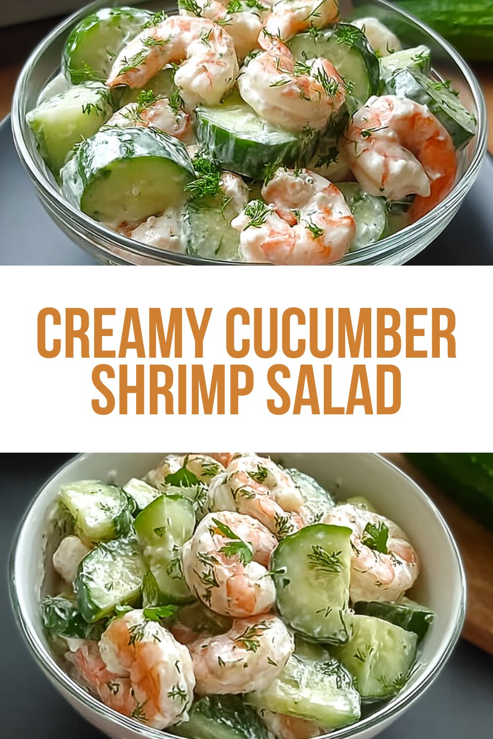 Creamy Cucumber Shrimp Salad