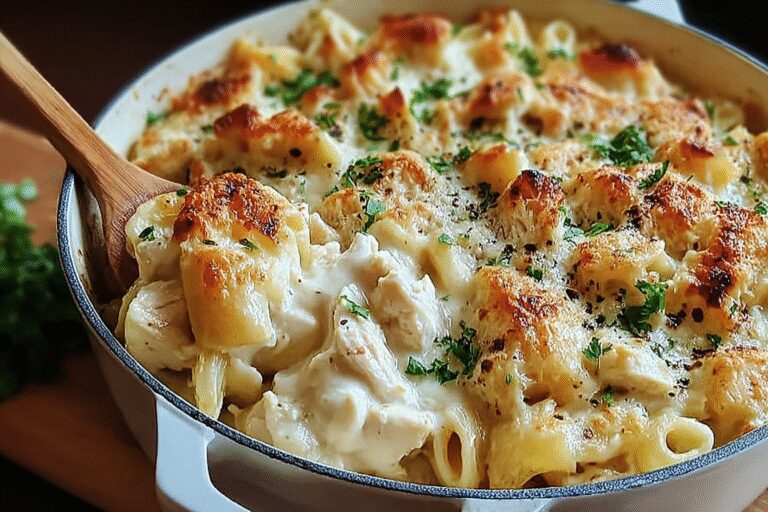 Creamy Garlic Parmesan Chicken Pasta Bake 52.Png