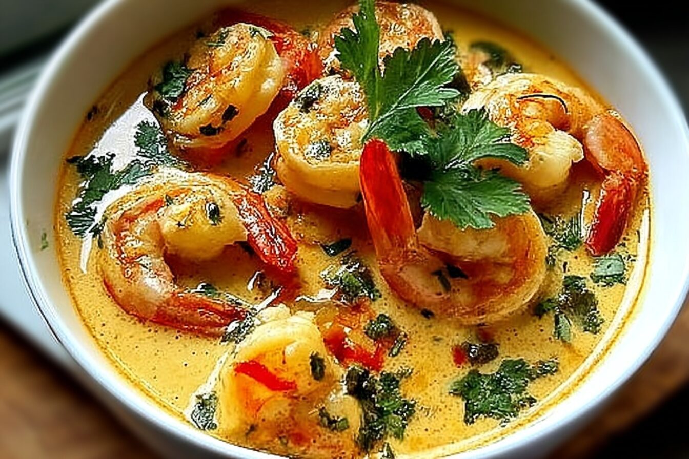 Creamy Thai Coconut Shrimp Curry