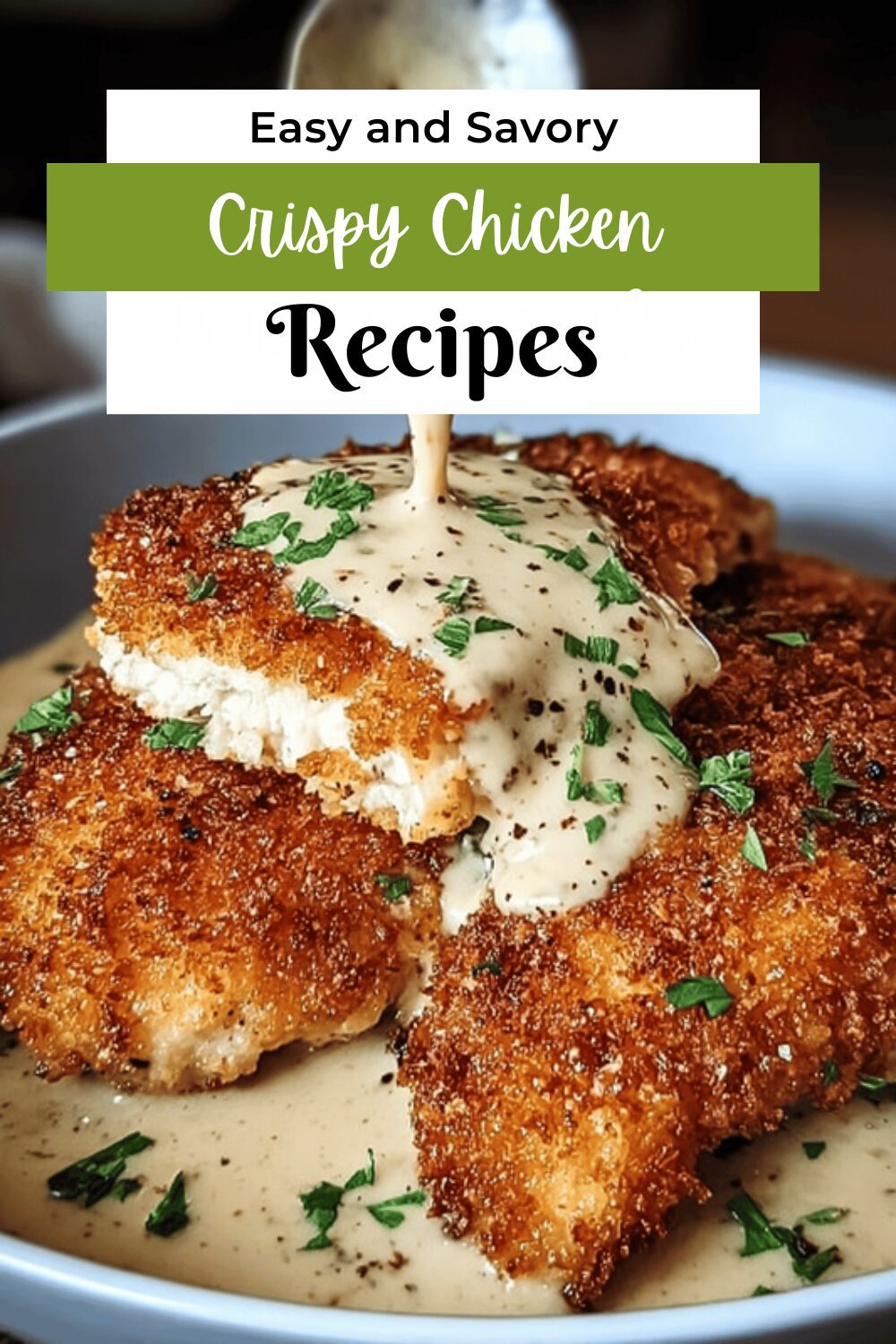 Crispy Chicken Parmesan Garlic