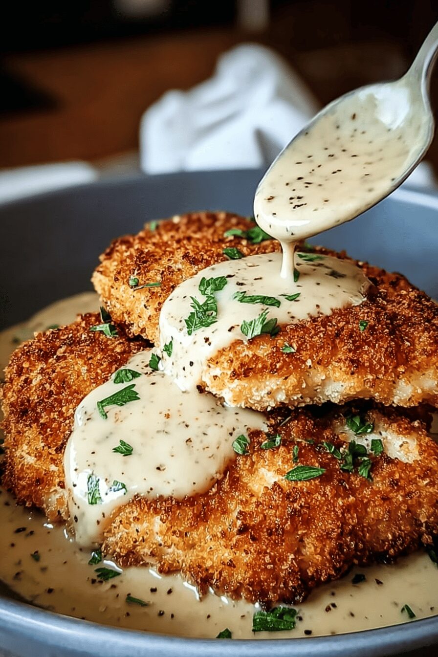 Crispy Chicken Parmesan Garlic