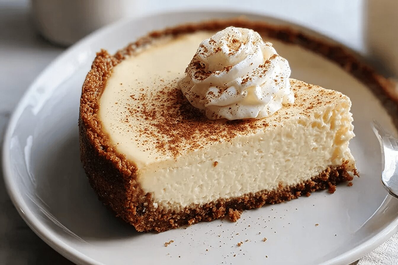 Eggnog Cheesecake Recipe With Creamy Holiday Flavors 6 Eggnog Cheesecake
