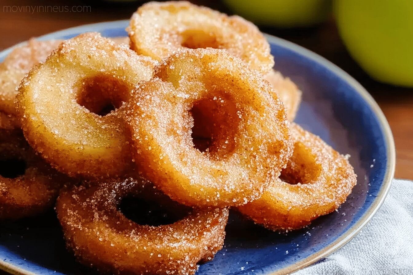 Fried Cinnamon Apple Rings Recipe For A Crispy Sweet Treat