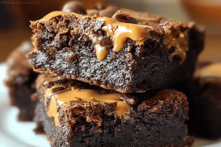 Fudgy Peanut Butter Brownies 4.Png