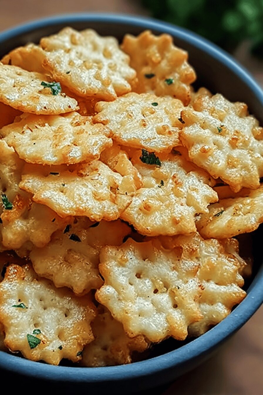Garlic Ritz Snacks