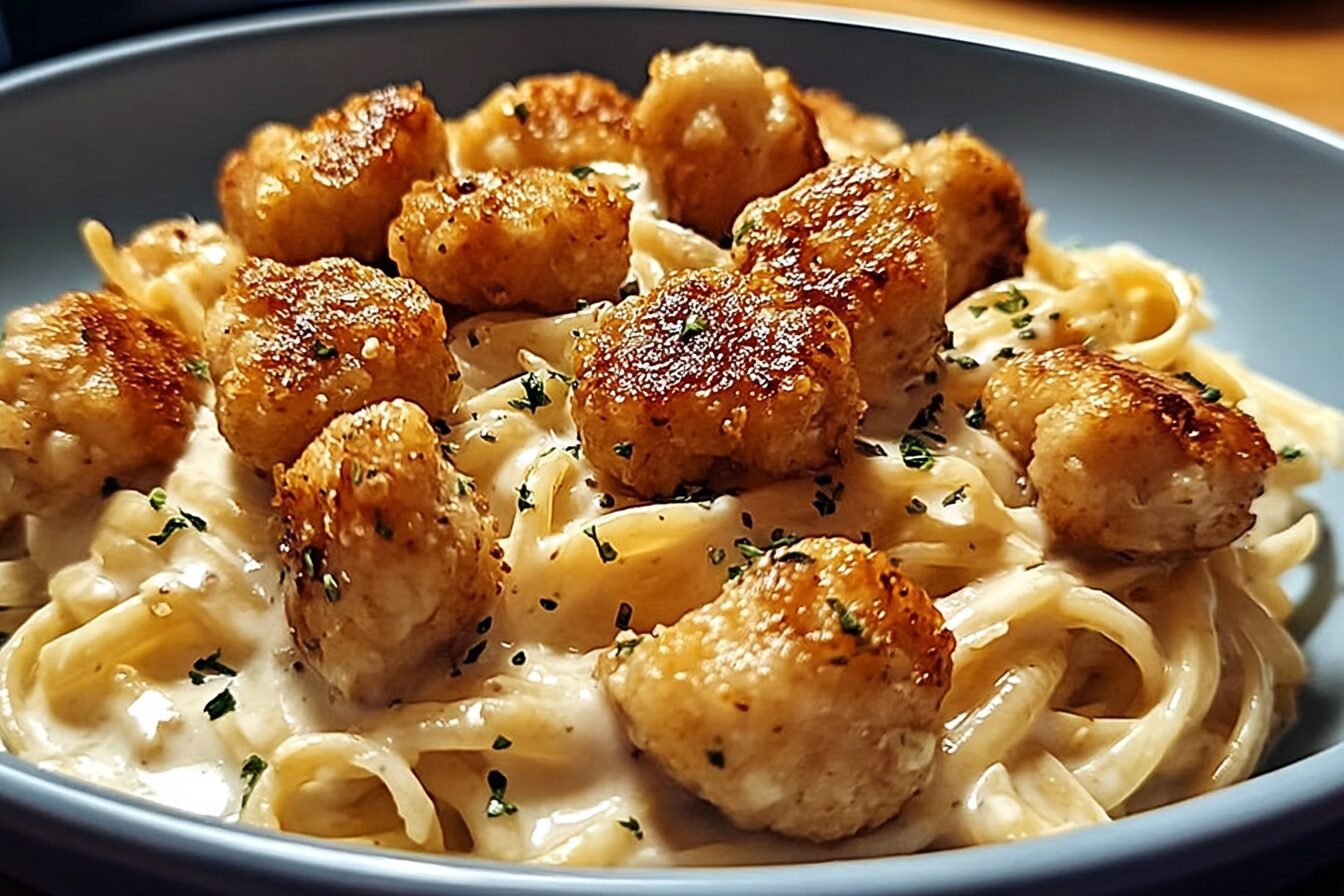 Golden Garlic Chicken Bites