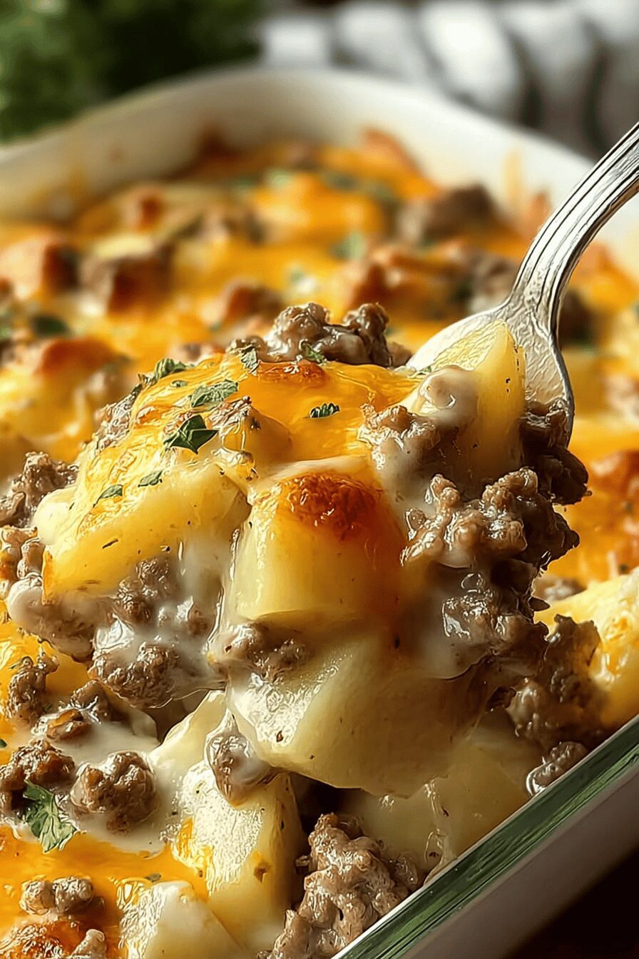 Ground Beef Potato Casserole
