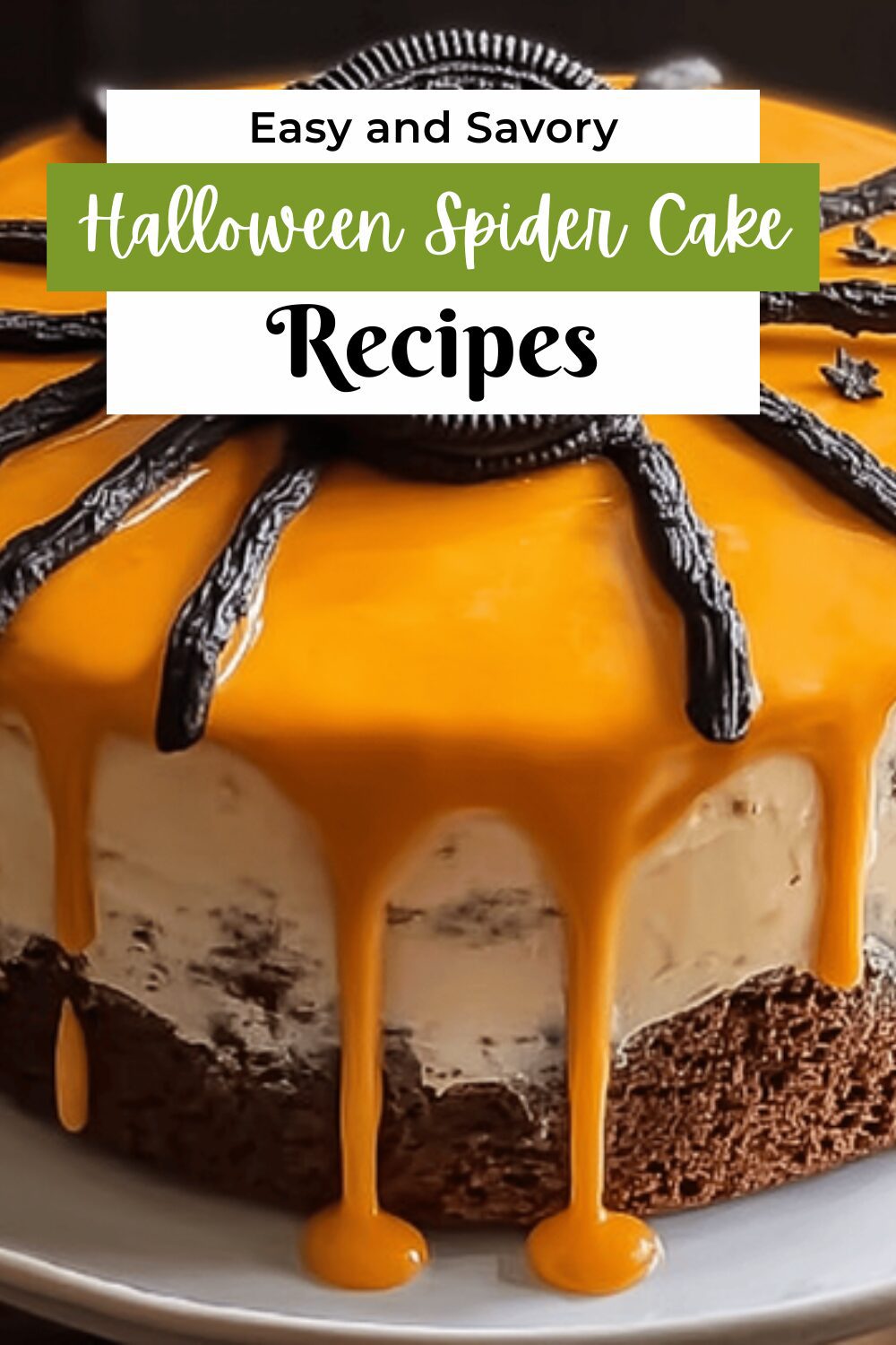 Halloween Spider Cake