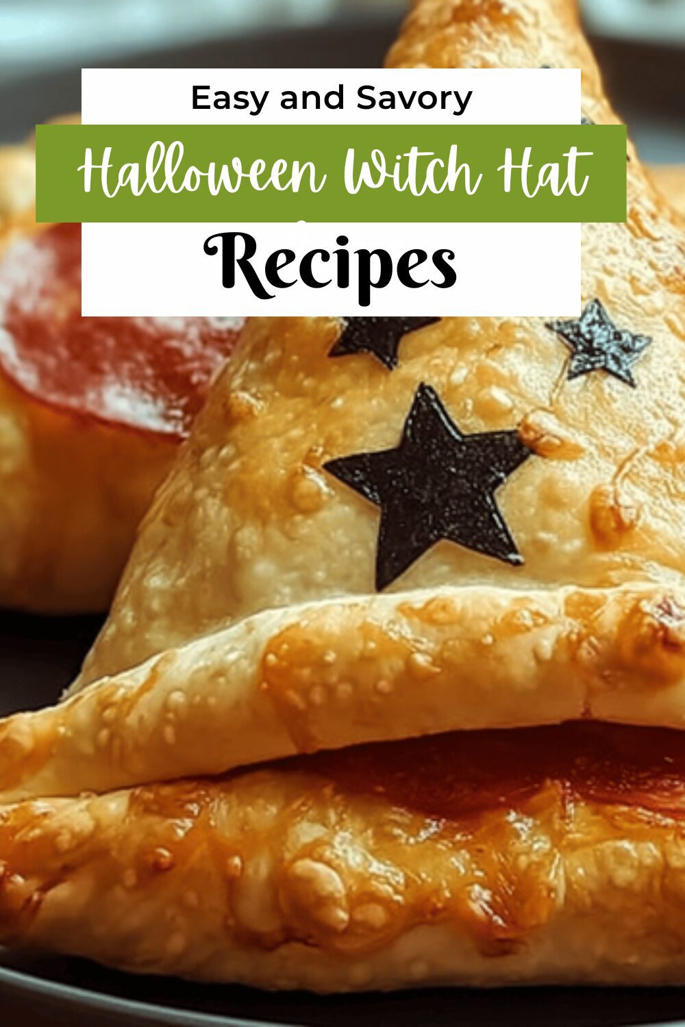 Halloween Witch Hat Calzones