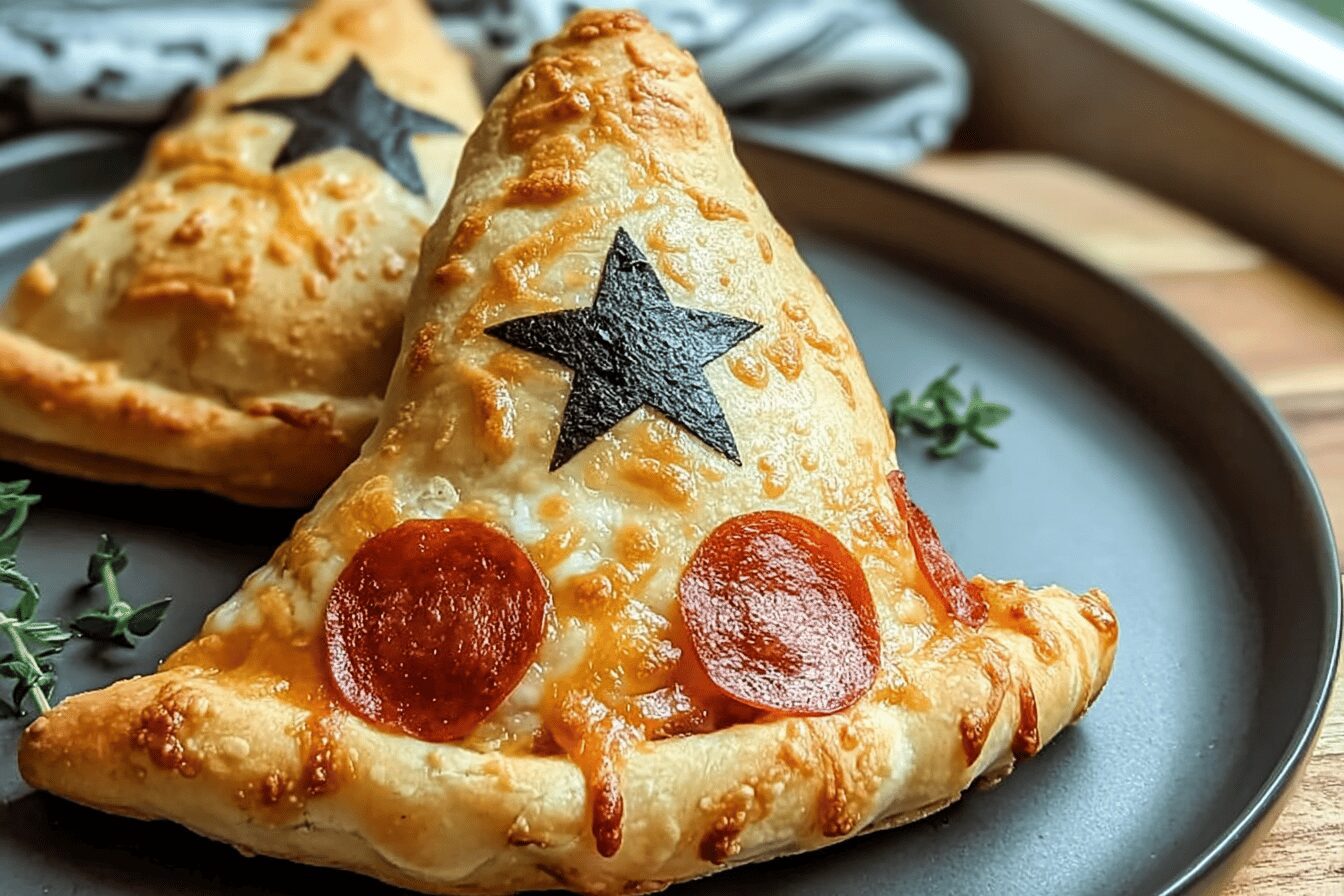 Halloween Witch Hat Calzones