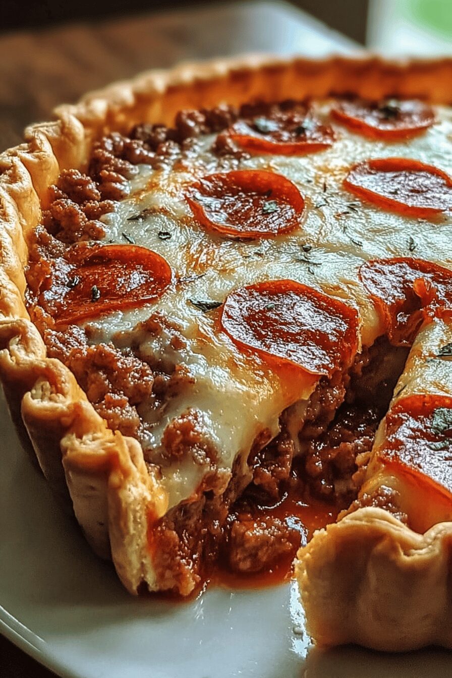 Hamburger Sausage Pie