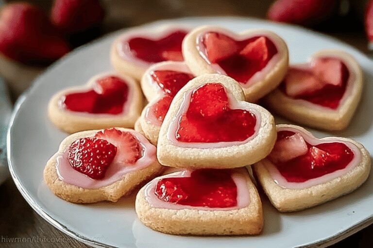 Heart Shaped Strawberry Shortbread Cookies 61.png