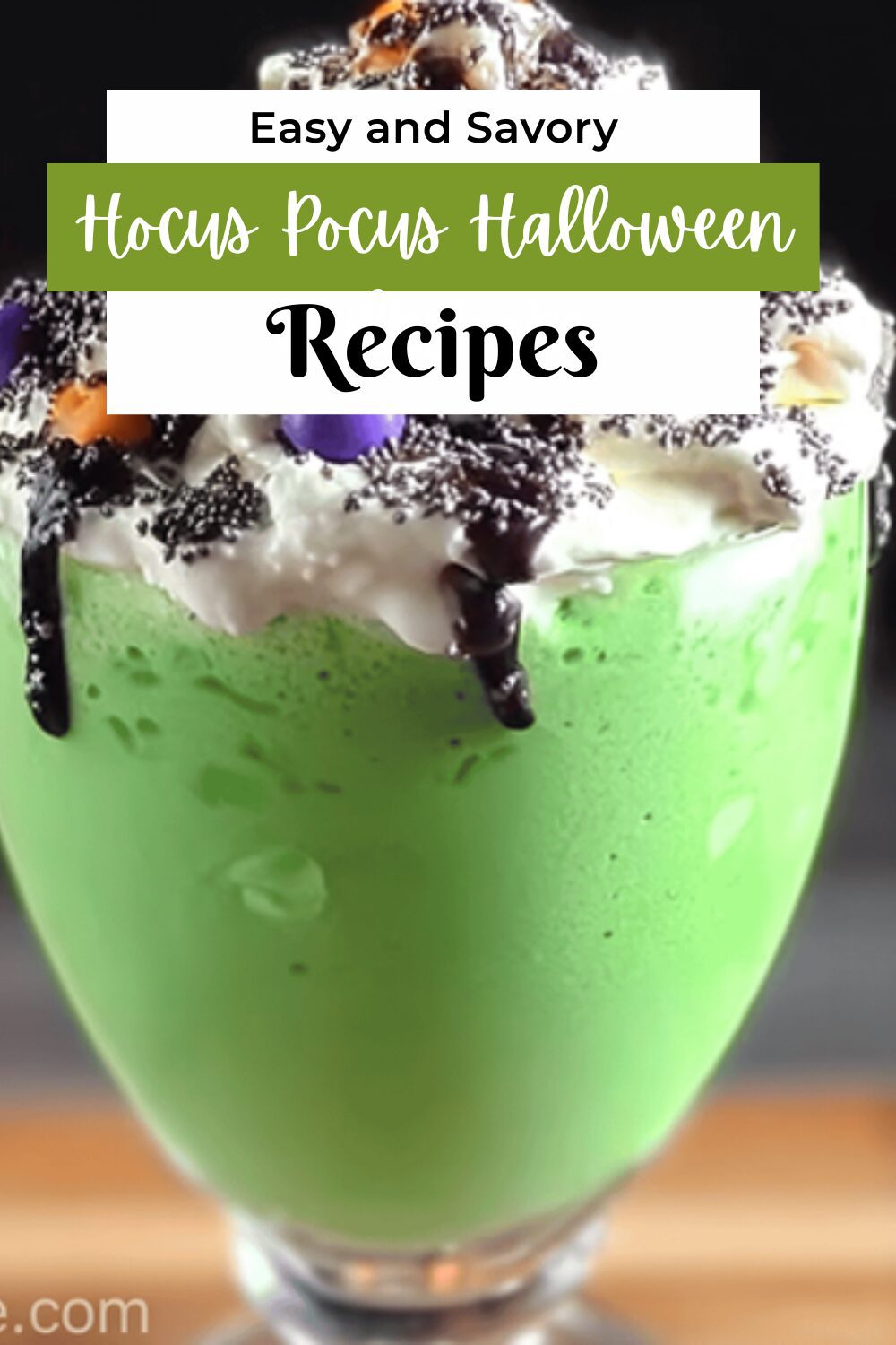 Hocus Pocus Halloween Milkshake