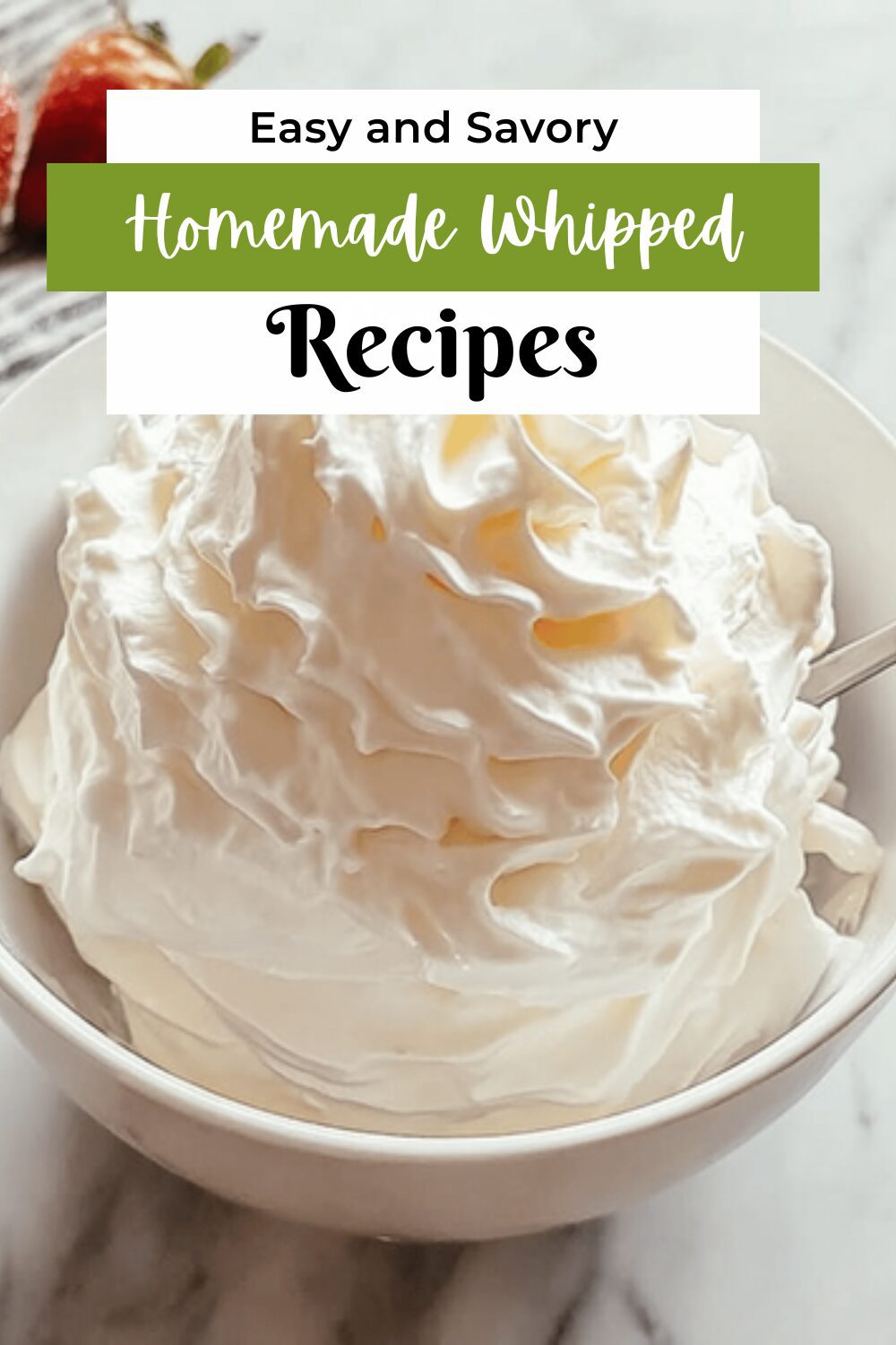 Homemade Whipped Cream