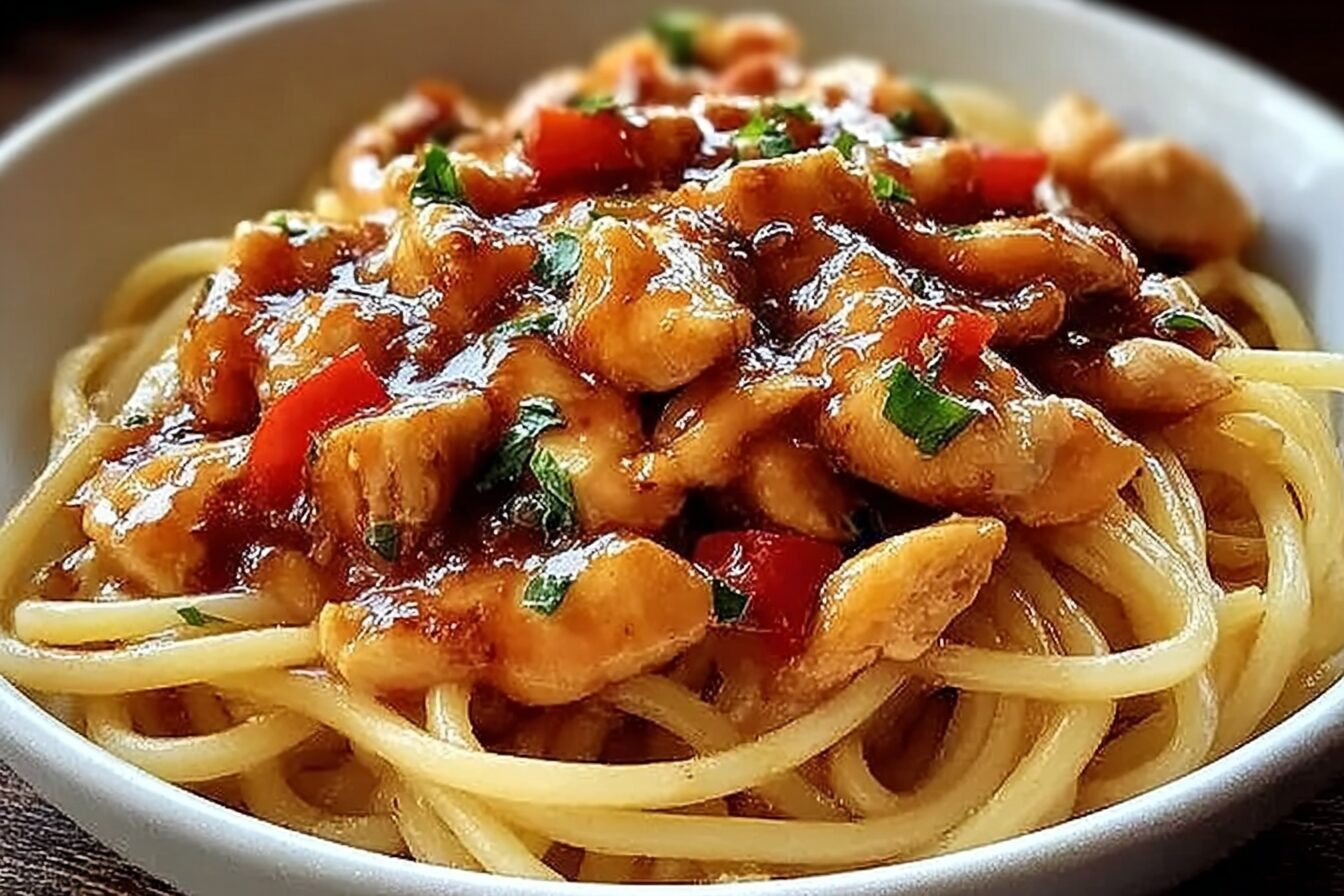 Honey Pepper Chicken Pasta