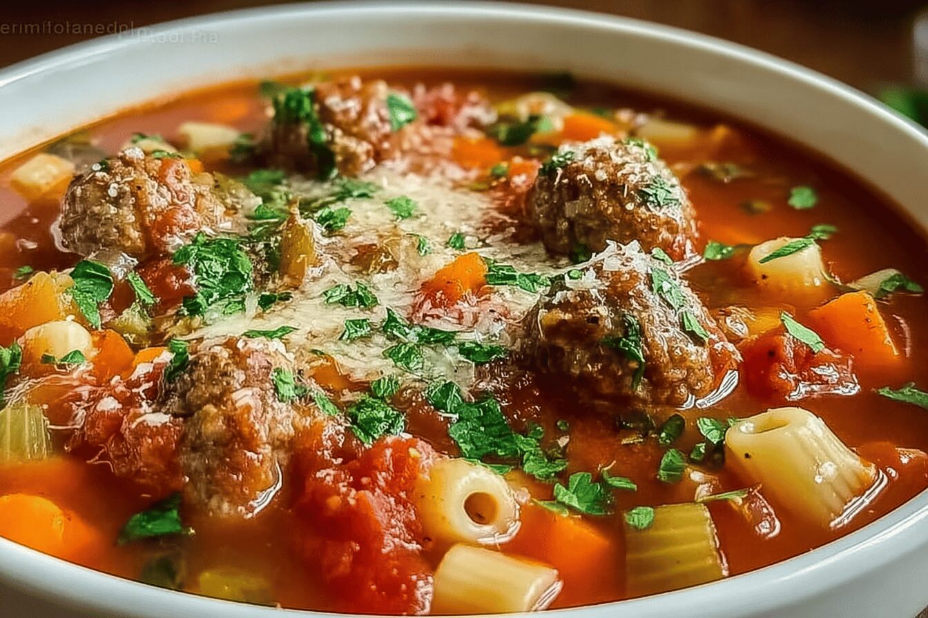 Italian Meatball Soup