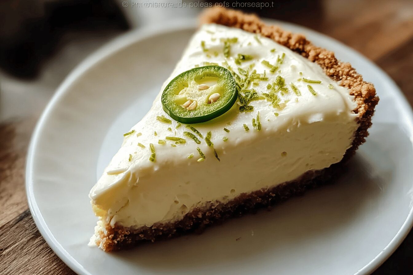 Jalapeno Lime Cheesecake