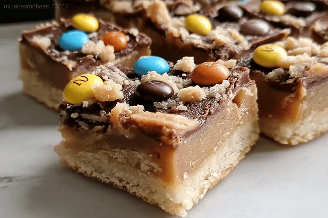Leftover Candy Shortbread Bars Recipe For Easy Holiday Treats 6 Leftover Candy Shortbread Bars