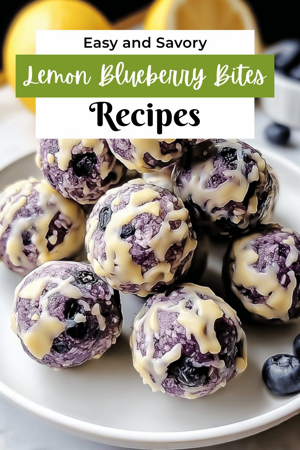 Lemon Blueberry Bites