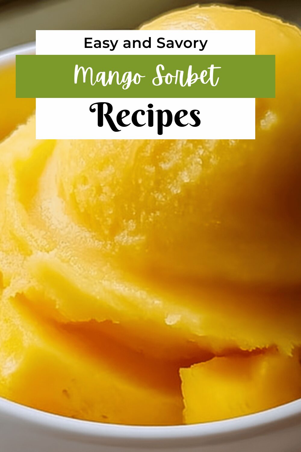Mango Sorbet