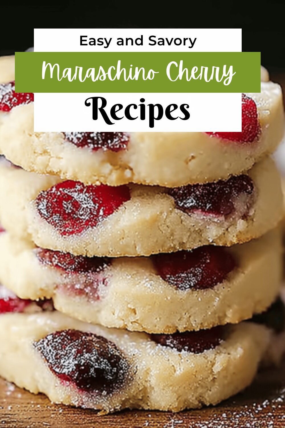 Maraschino Cherry Shortbread
