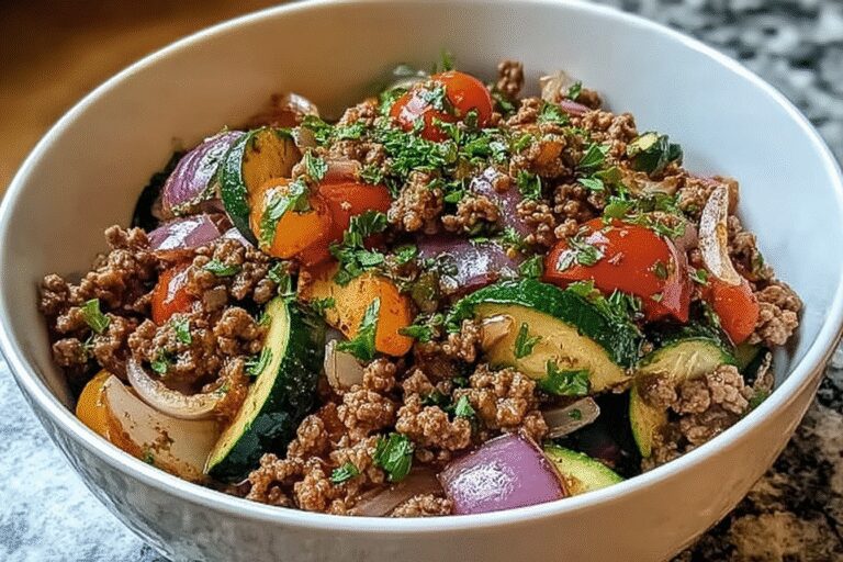 Mediterranean Ground Beef Stir Fry 87.Png