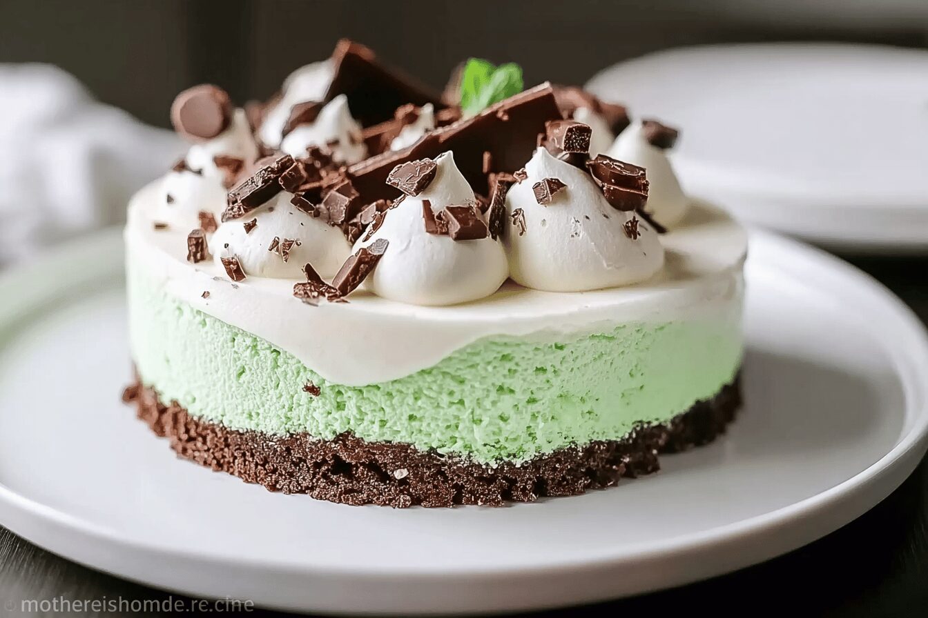 Mint Aero Cheesecake