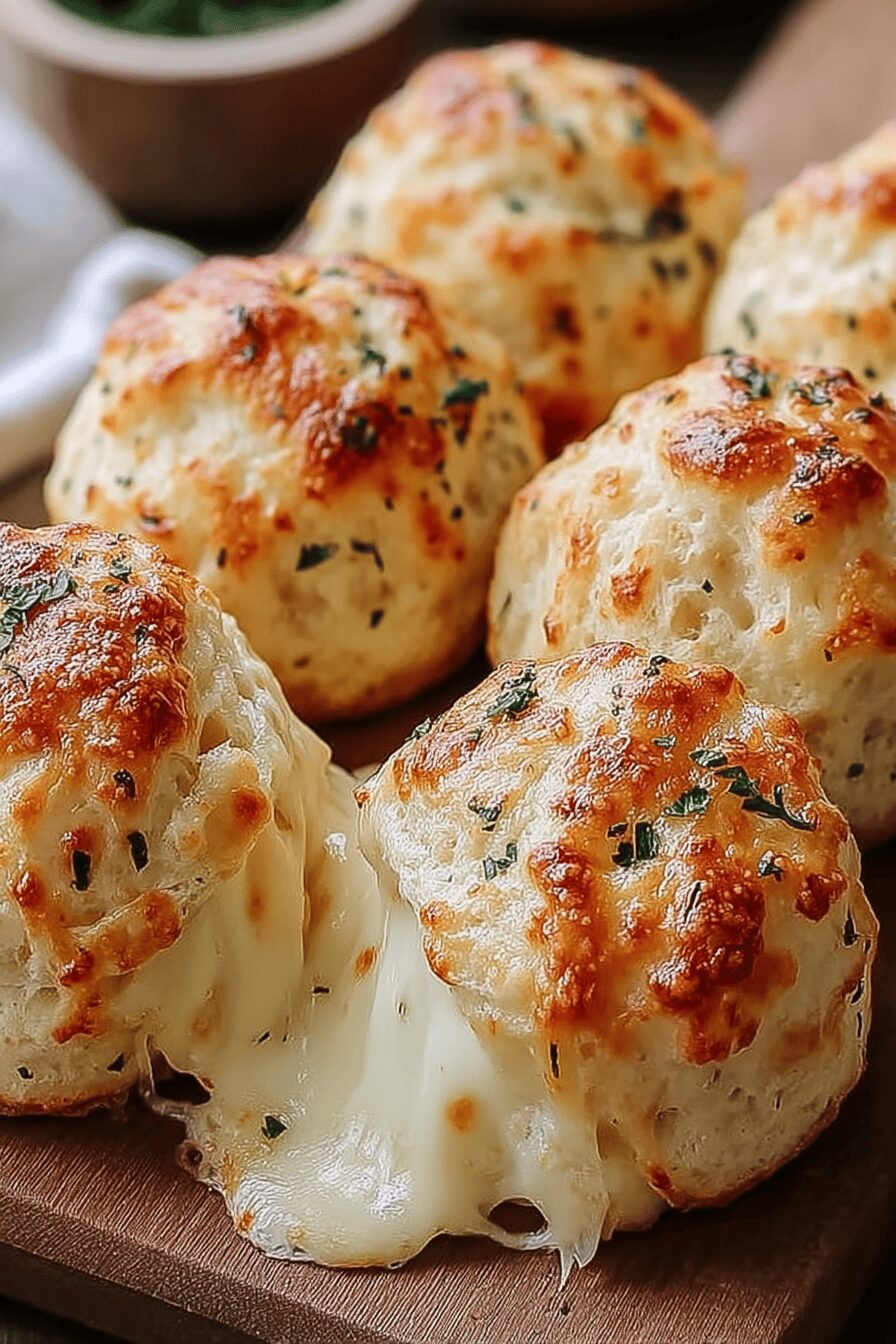 Mozzarella Biscuit Bombs