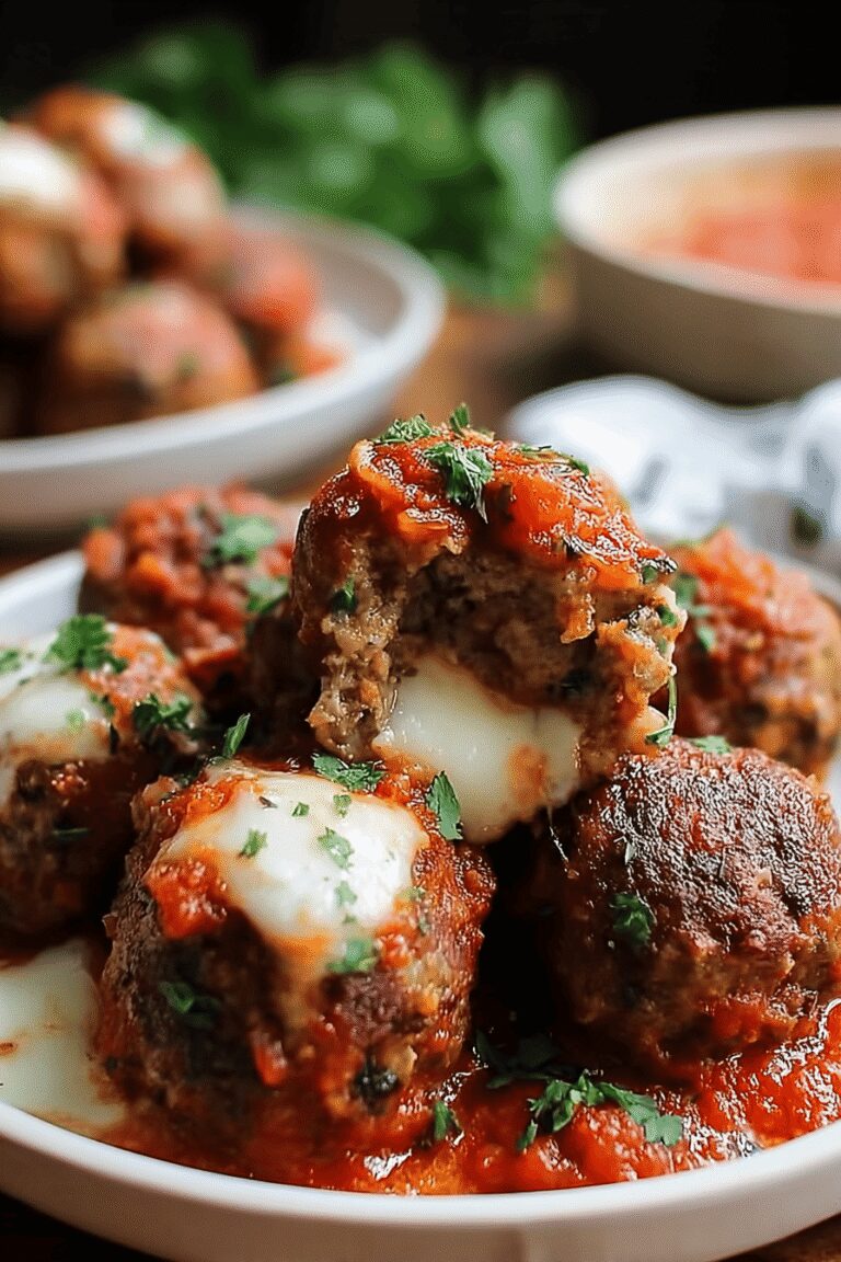 Mozzarella Stuffed Meatballs 42.Png