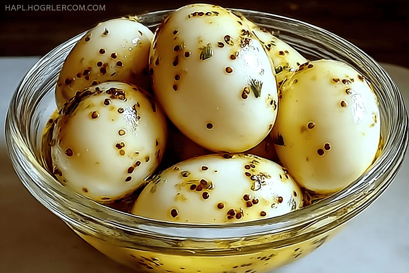 Mustard Pickled Eggs