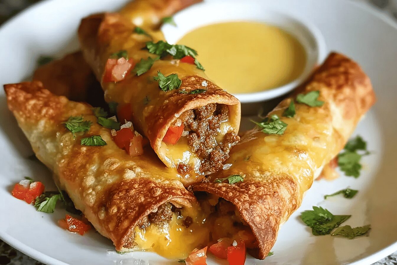 Nacho Egg Rolls