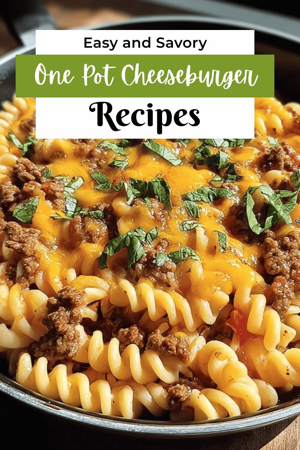 One Pot Cheeseburger Pasta