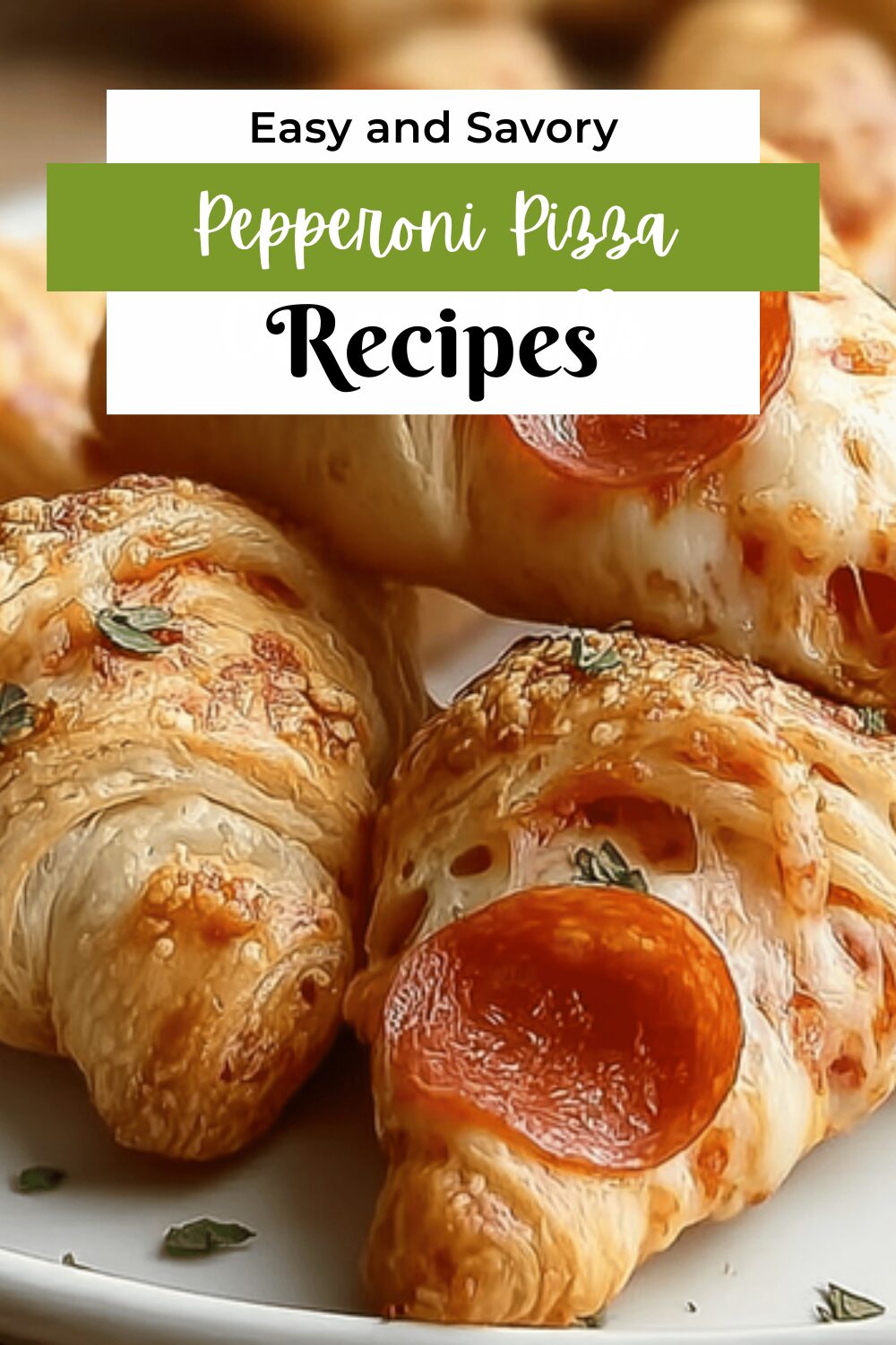 Pepperoni Pizza Crescent Rolls