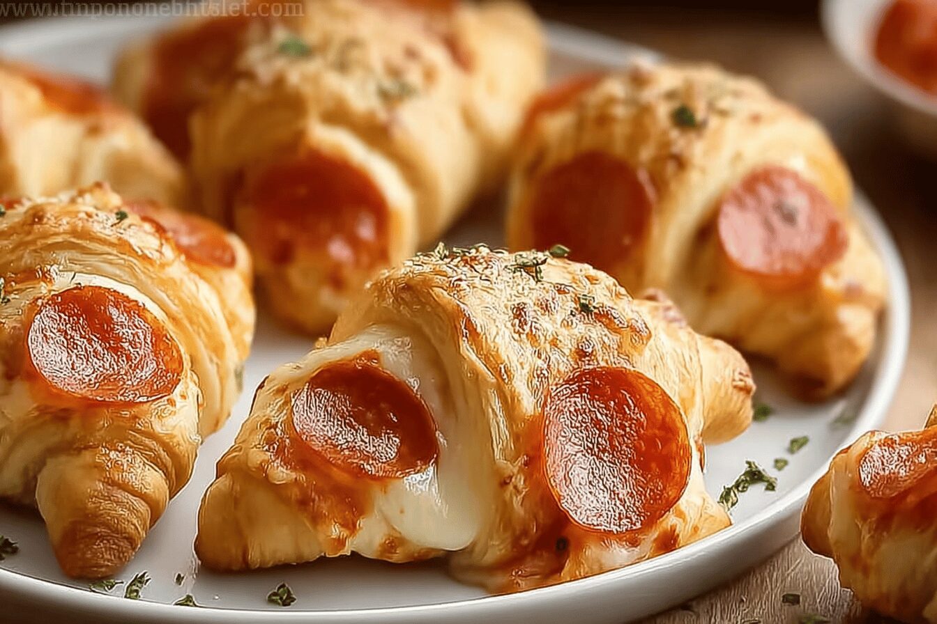 Pepperoni Pizza Crescent Rolls