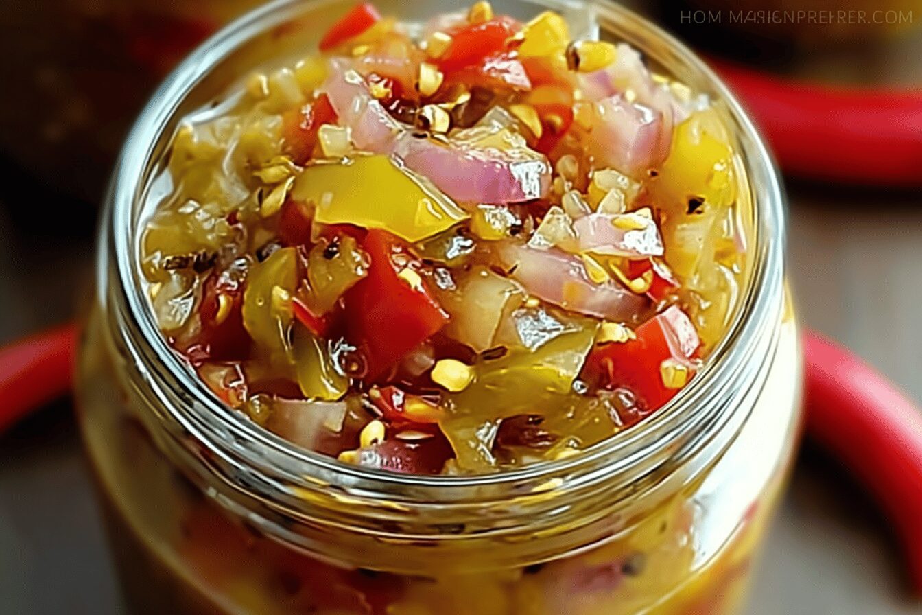 Pickled Pepper And Onion Relish