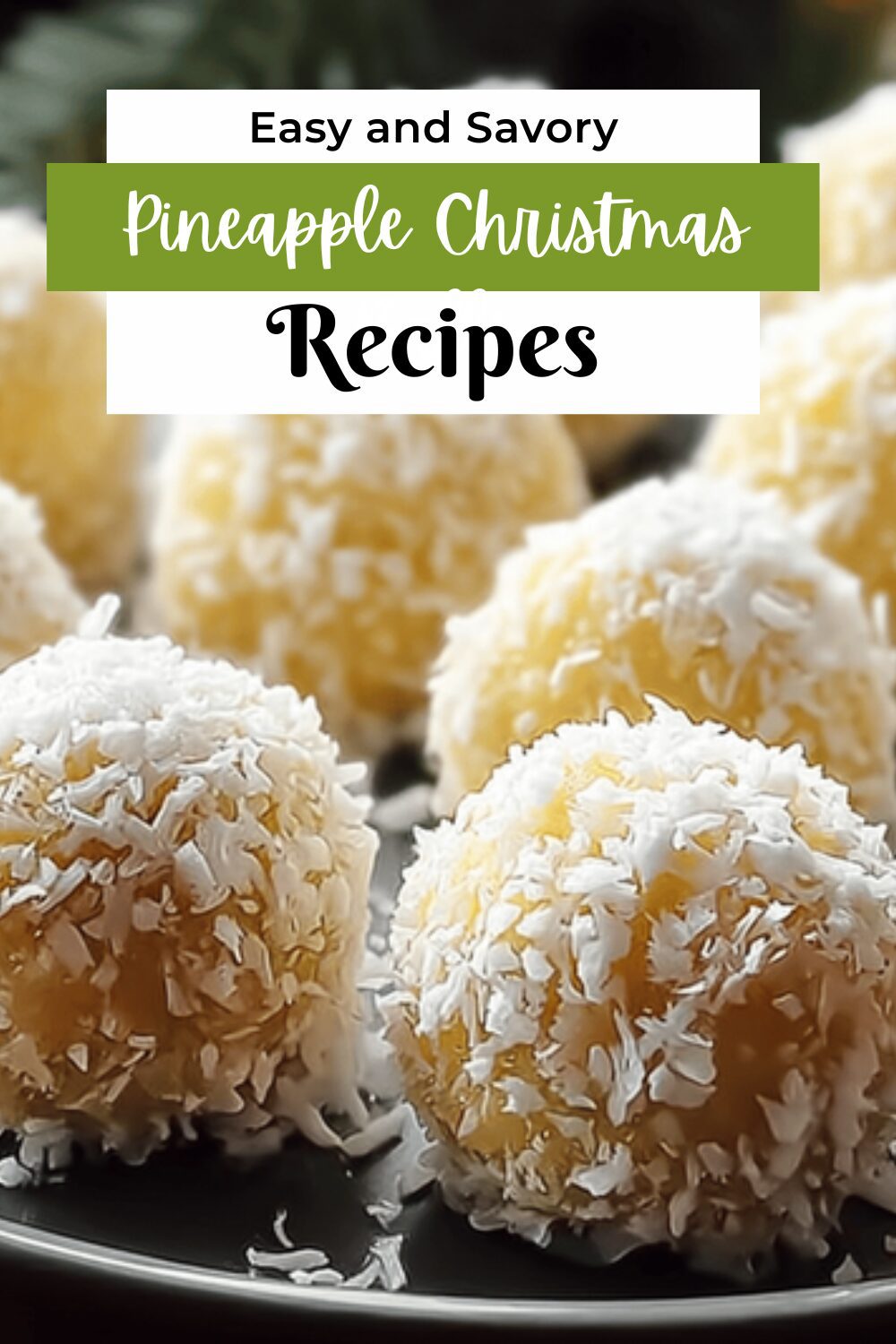 Pineapple Christmas Balls