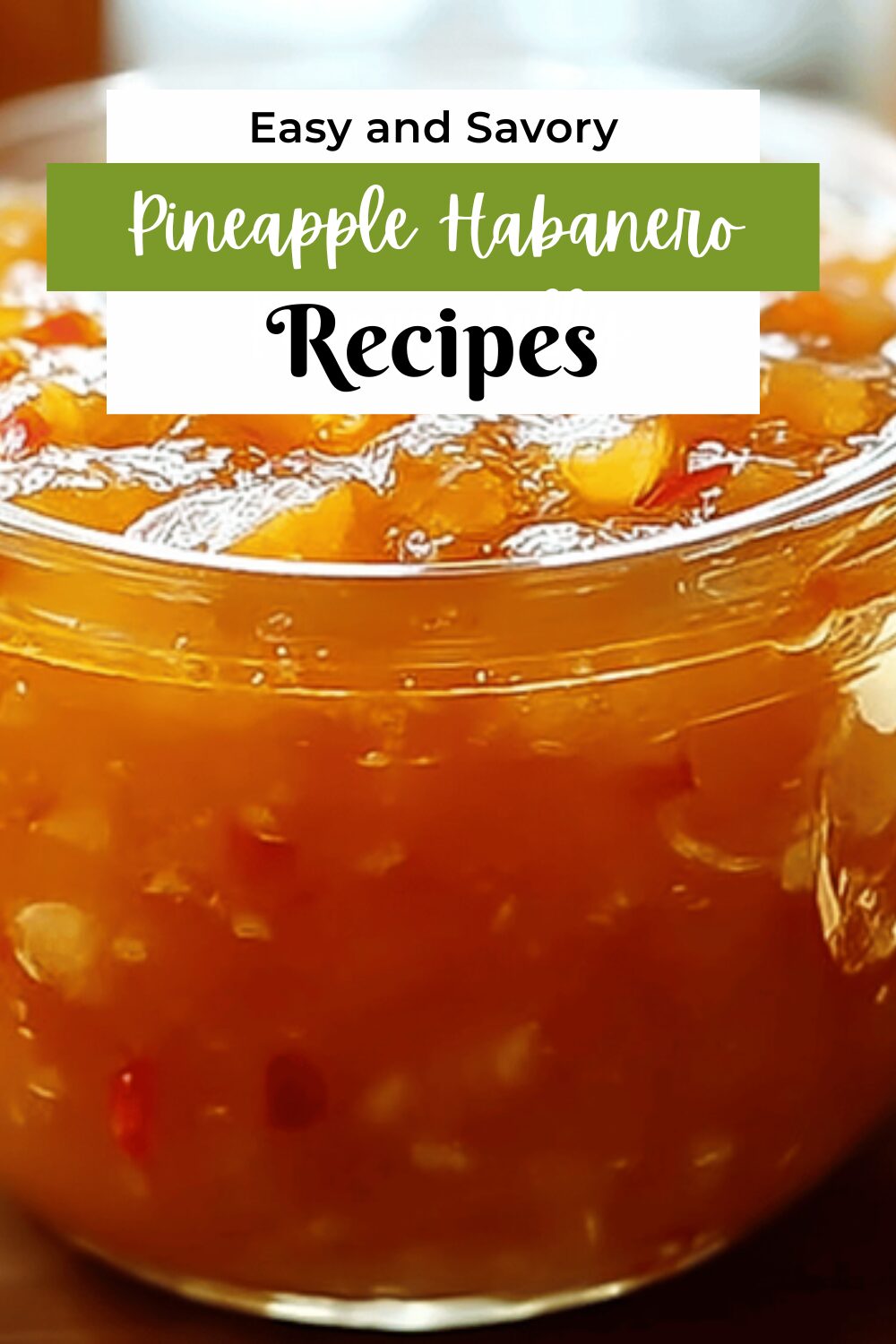 Pineapple Habanero Pepper Jelly