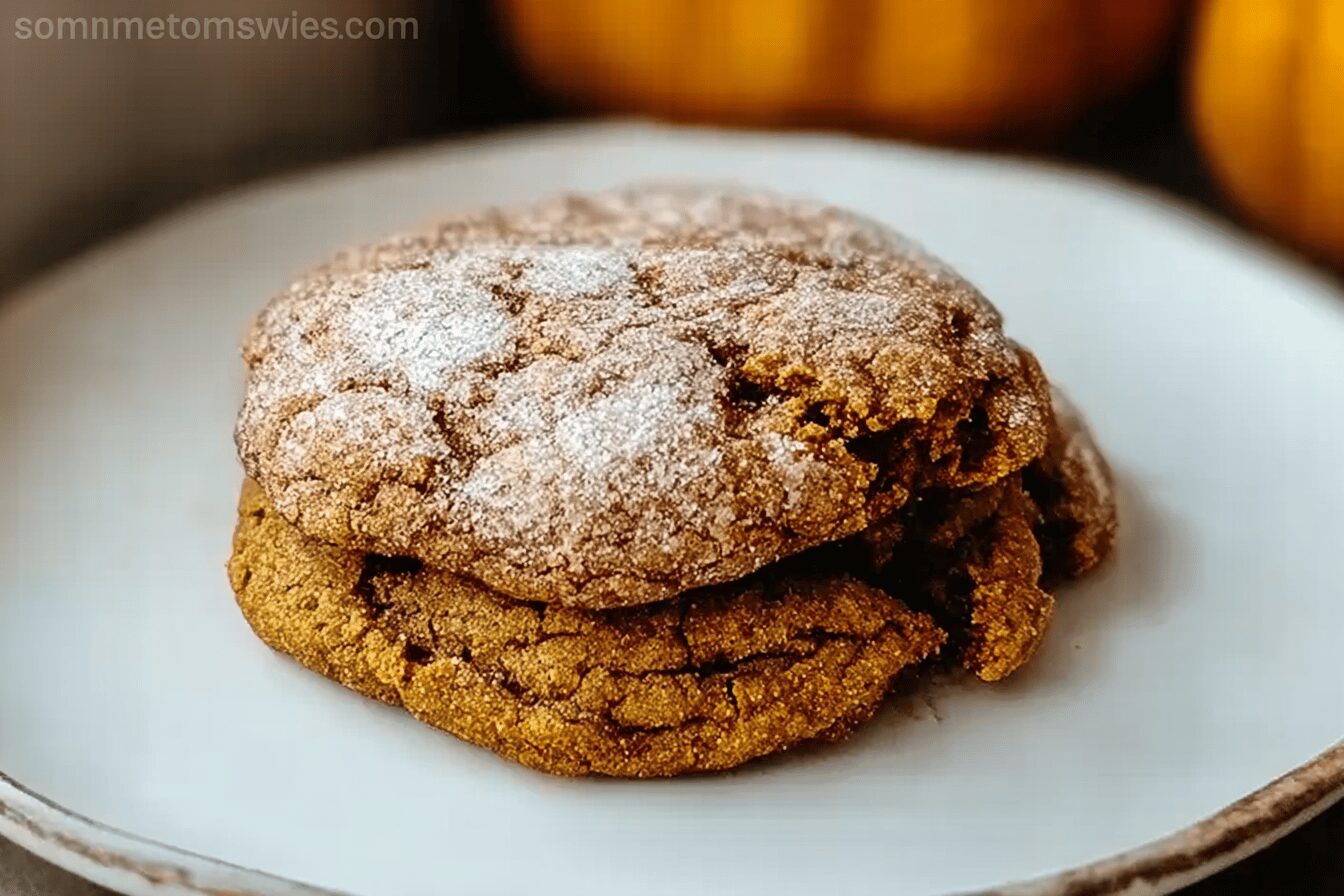 Chewy Pumpkin Snickerdoodle Cookies With Warm Cinnamon Spice 6 Pumpkin Cinnamon Cookies