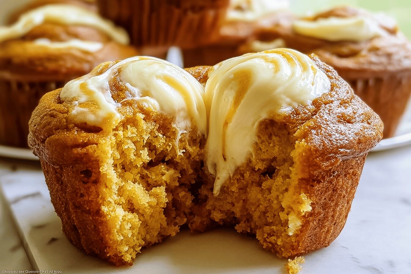 Pumpkin Cream Cheese Muffins
